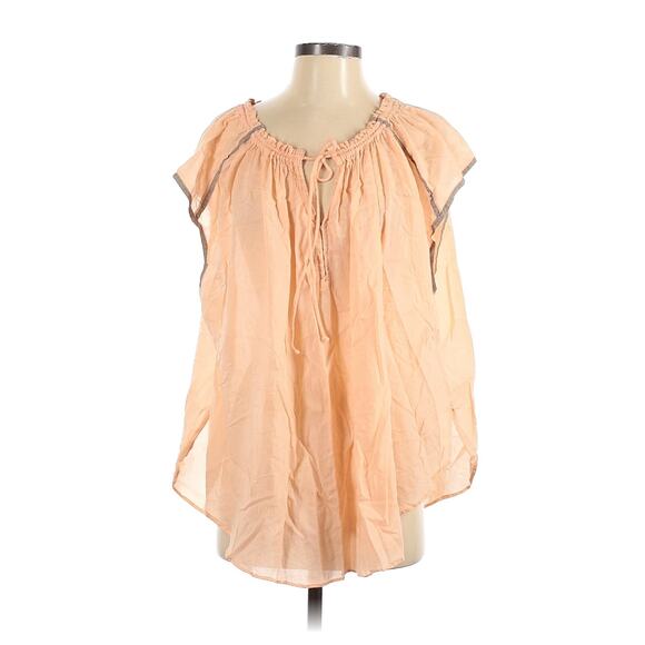 Free People Tops - Free People We The Free Tie Front Peasant Top XS Lightweight Cottage Feminine